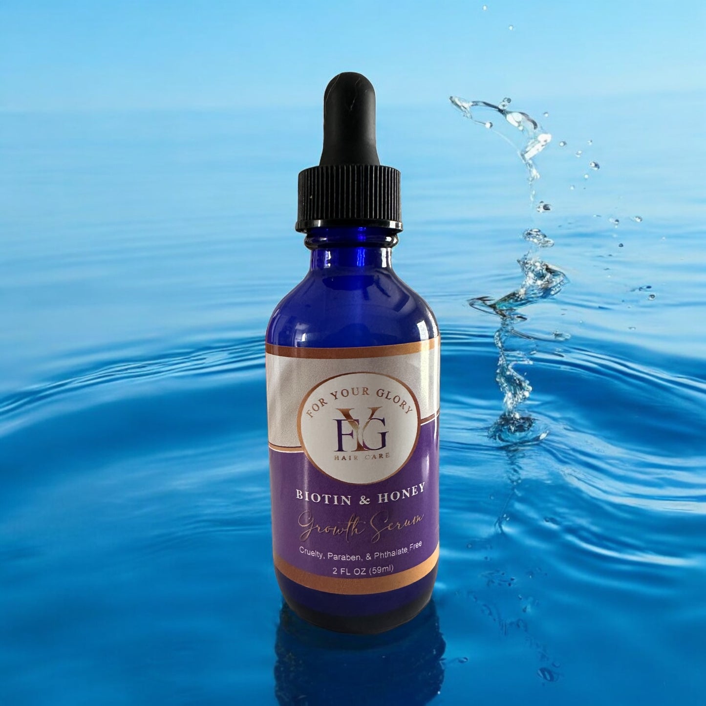 BIOTIN & HONEY HAIR SERUM 2OZ.